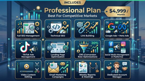 Digital Marketing Plans- Professional Plan