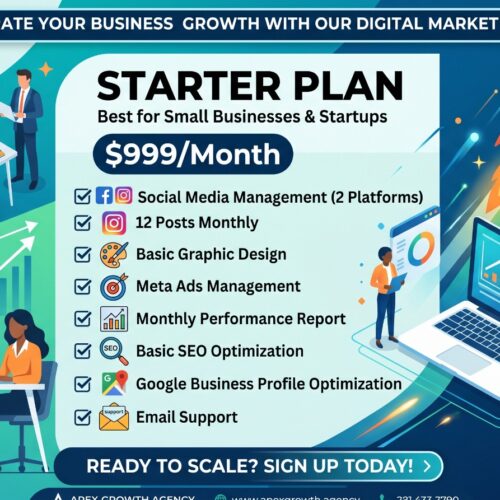 Digital Marketing Plans-Starter Plan