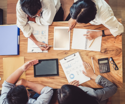 Brown White and Yellow Modern Project Management Presentation